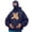 Navy, variant on Pet Pouch Masked Travel Hoodie for Women with Built in Balaclava Double Layer Sweatshirt Kangaroo Pocket Cat Dog Carrier Pullover