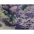 thumbnail image 4 of Ambesonne Lavender Quilted Bedspread Set 3 Pcs, Nostalgia Farm Leafy Bloom, King Size, Pale Khaki Quartz Mauve, 4 of 4