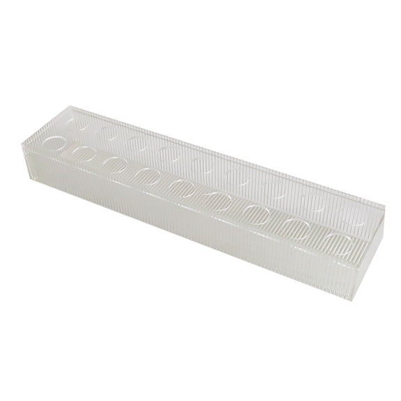 Water Clear Acrylic Flower Vase Decorative Long Rectangle Rectangular Floral Centerpieces Party Dining