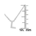 thumbnail image 4 of Tianhao Jewelry Initial Stainless Steel Necklace (18") - Letter L, 4 of 5