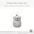 thumbnail image 5 of Young's Inc. Ceramic Honey Bee Cookie Jar with Lid and Handle – Honeycomb Design, 5.75" x 5.83" x 7.87", Decorative and Functional Kitchen Storage - Tea Canister, 5 of 9