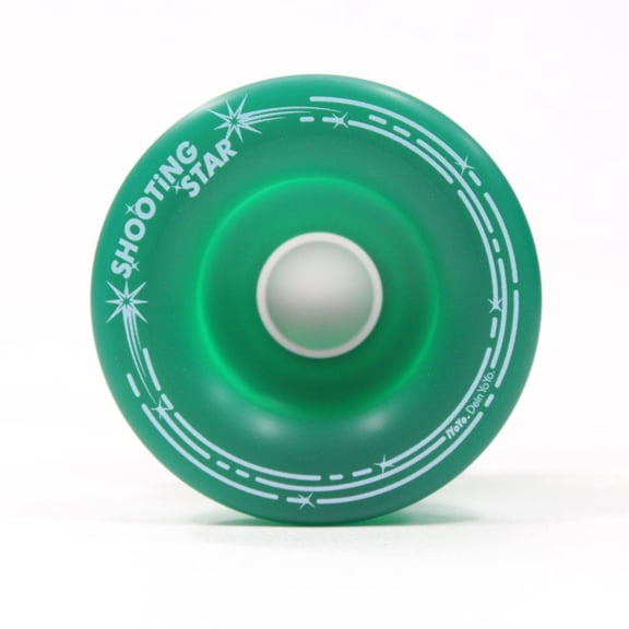 iYoYo SHOOTiNG STAR Yo-Yo - Polycarbonate Yo-Yo - Great for Beginners (Dark Green with Silver Hub)