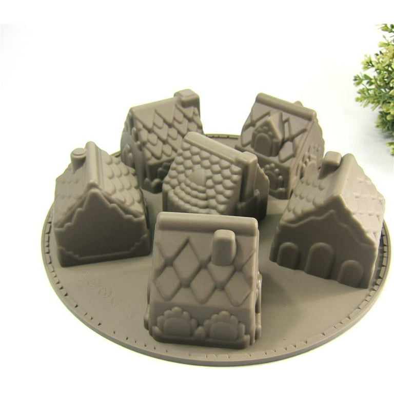 NEW Nordic Ware Cozy Village Cake Pan Cakelets - Mini Gingerbread Style  Houses