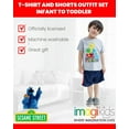 thumbnail image 4 of Sesame Street Elmo Cookie Monster Big Bird Infant Baby Boys T-Shirt and Mesh Shorts Outfit Set Infant to Toddler, 4 of 5