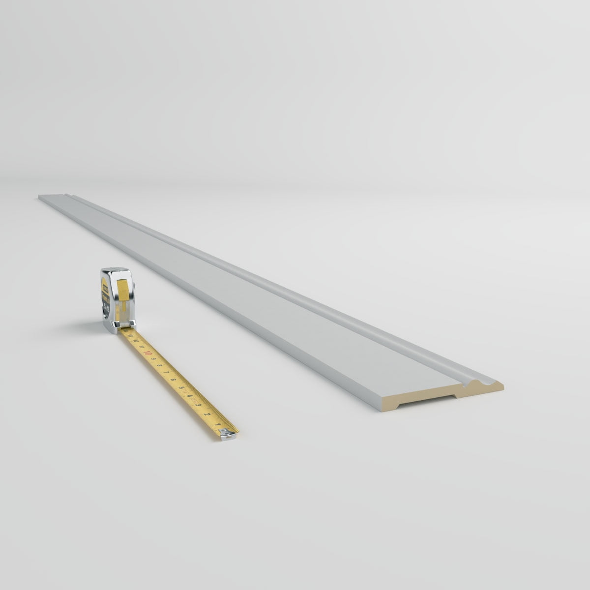 Ekena Millwork 5 1/2"H x 5/8"P x 94 1/2"L Aberdeen Baseboard Moulding (8-Pack)