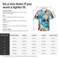 thumbnail image 5 of Logiee Vintage Map Travel Essentials Print Mens Hawaiian Shirts,Loose-Fit Short Sleeve Button Down Tropical Aloha Beach Shirt,Summer Vacation Wedding Tops,XX-Large, 5 of 7