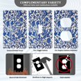 thumbnail image 5 of Switch Panel Switch Decoration 2.76x4.53x0.28 Inches Unused Outlet Cover Switch Plate Wall Plates Living Room Kitchen Bedroom Study Switches Blue Flower, 5 of 8