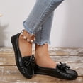 thumbnail image 4 of Crunowin Women's Round Toe Comfort Shoes, Soft Sole Covered-Toe Casual Design Everyday Flat Flats Black, 4 of 9