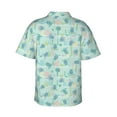 thumbnail image 3 of Daiia Sea Turtle Hawaiian Shirt for Men Gentle Cotton Regular Short Sleeve Casual-Medium, 3 of 9