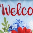 thumbnail image 4 of Welcome Wheelbarrow Flower Yard Flag 11.5in x 18in, 4 of 8