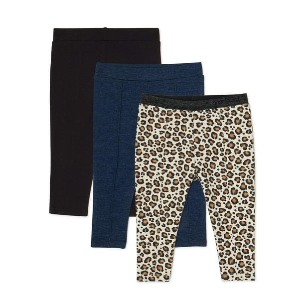 Garanimals Baby Girl Pintuck Pants, 3Pack