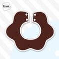thumbnail image 3 of Hirioo Brown for Baby Cotton Petal Bib Drool Bibs for Baby Boy Unisex, 3 of 9