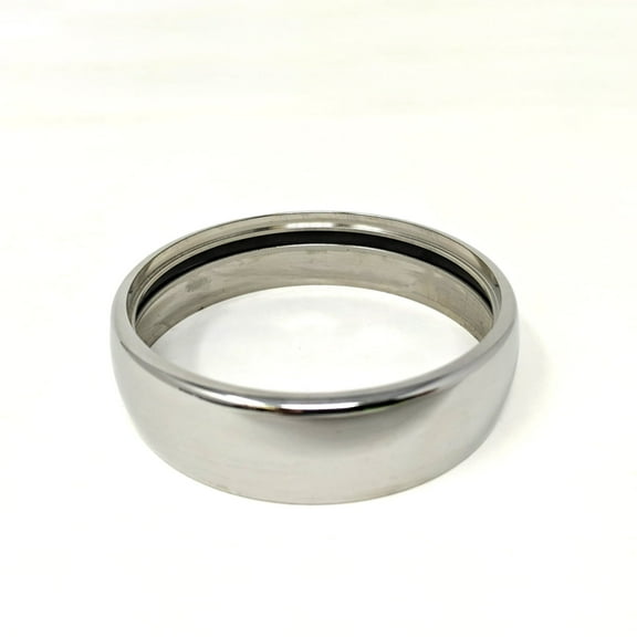 Grade A Google Nest 3rd Gen T3019US Thermostat Replacement Bezel Outer Ring - Polished Steel