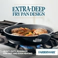 thumbnail image 4 of Farberware Easy Clean Pro 12.5 Inch Ceramic Nonstick Frying Pan / Skillet with Helper Handle, Dishwasher Safe, Black, 4 of 11