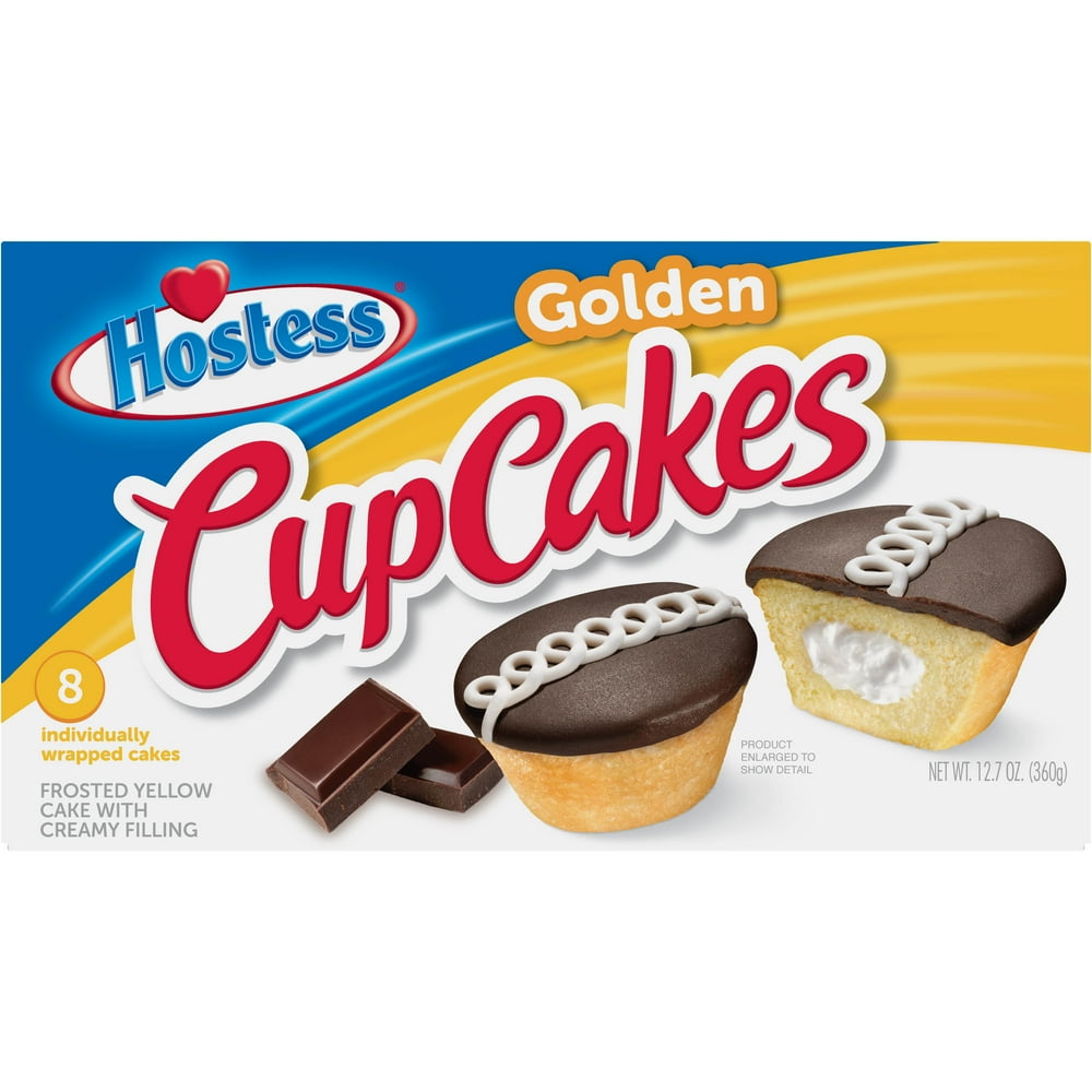 Hostess Golden Cupcakes, 8 count, 12.7 oz