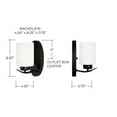 thumbnail image 4 of Capital Lighting 615211BZ-338 Dixon 8" Tall Wall Sconce - Bronze, 4 of 7