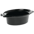 thumbnail image 4 of HUBERT® Large Oval Serving Bowl Black Melamine- 20 1/2" L x 12 1/10" W x 6" H, 4 of 5