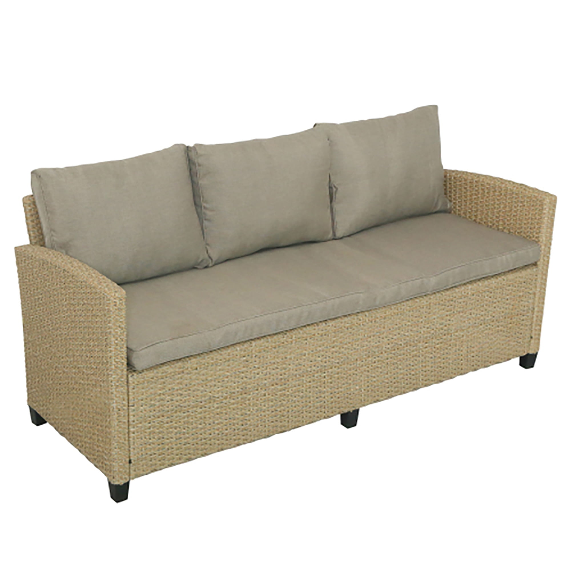 Kadyn Outdoor Patio Furniture Set, 6 Piece Combination Outdoor Patio Set Wicker Conversation Set Patio Sofa Table Set for Patio Backyard Lawn Porch Poolside Balcony, Brown Kadyn Outdoor Patio Furniture Set, 6 Piece Combination Outdoor Patio Set Wicker Conversation Set Patio Sofa Table Set for Patio Backyard Lawn Porch Poolside Balcony, Brown