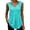 W10-Mint Green, variant on Rhuody T Shirts For Women Summer V Neck Tank Tops Sleeveless Solid Color Hooded T Shirt Basic Women Clothing Navy