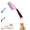 #05319260614053A1 Pink, variant on Fine Tooth Pet Grooming Comb with Rubber Handle, Upgraded Dandruff & Fur Cleaning Comb for Daily Coat Care