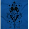thumbnail image 2 of Fish Triangle Compass Spirit Animal Womens Fitted Plus Size Graphic Tee Brisco Brands 3X, 2 of 5
