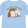 thumbnail image 4 of Inktastic 100 Days Smarter Bookworm 100th Day of School Boys or Girls Long Sleeve Toddler T-Shirt, 4 of 5