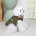 thumbnail image 5 of Cozy Windproof British Style Dog Vest Winter Coat Warm Dog Apparel for Cold Weather Dog Jacket for Small Medium Large Dogs with Furry Collar, 5 of 9