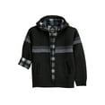 thumbnail image 3 of X RAY Boys (6-12) Full Zip Fleece Flannel Lining Sweater with Hood, Kids Knit Sweater for Spring, Fall and Winter | Black/Charcoal,, 3 of 5