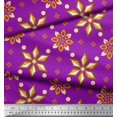 thumbnail image 3 of Soimoi polyester Crepe Fabric Dot & Floral Decorative Decor Fabric Printed Yard 52 Inch Wide, 3 of 3