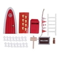 thumbnail image 3 of Christmas Fairy Door Kit, Model Gift Sturdy Mini Wooden Fairy Door Kit Add Joy DIY Decorative  For Children For Tale Education, 3 of 8