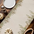 thumbnail image 2 of Fall Thanksgiving Cotton Linen Table Runner, Washable Table Runners for Kitchen, Dining Room, Holiday, Home Party Table Decor, 13x72 Inches, 2 of 9