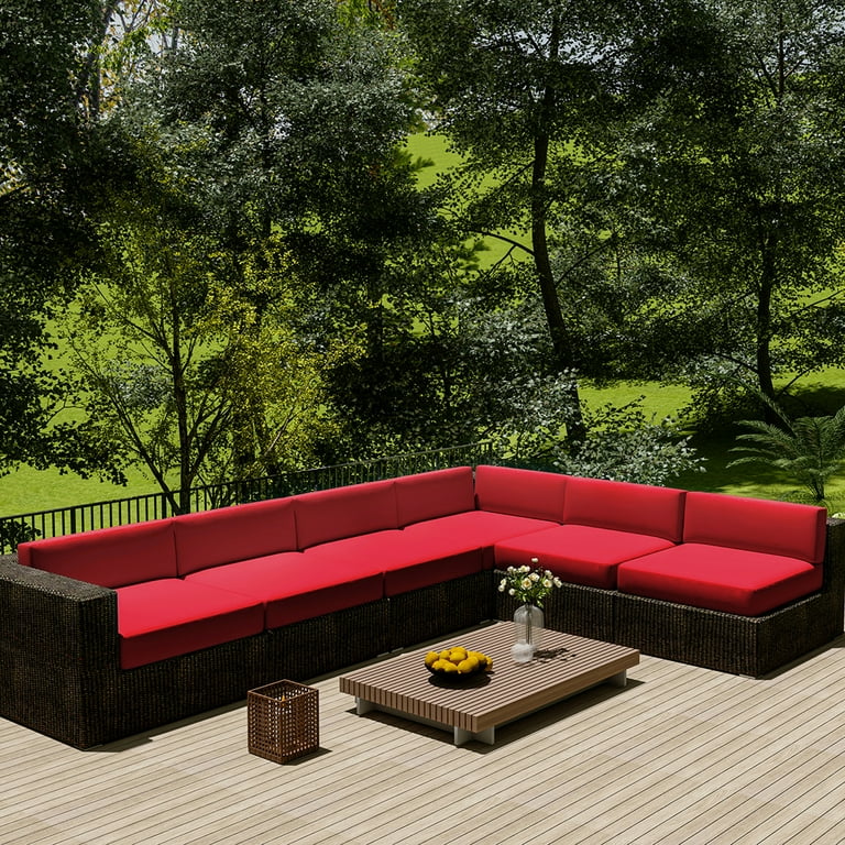 Outdoor sectional cushions 24x24 sale