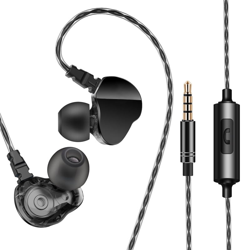 Wired Earphone Bass Heavy Dual Driver 
