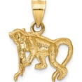 thumbnail image 4 of 14K Yellow Gold Diamond-Cut Monkey Pendant (22 X 17) Made In United States k3346, 4 of 6