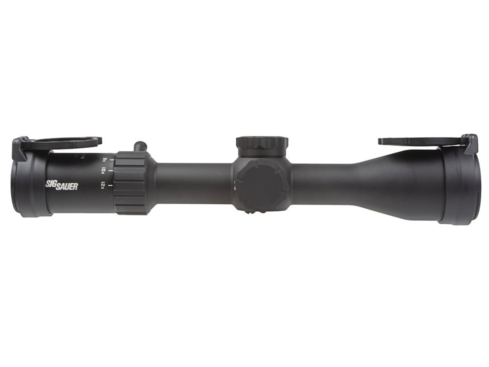 Sig Sauer WHISKEY4 3-12x44mm Riflescope w/ SFP Illuminated Hellfire Quadplex Reticle - SOW43004