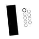 thumbnail image 5 of Funda termorretráctil, envoltura retráctil, versátil, duradera, con anillo de goma, resistente al calor Negro, 5 of 9