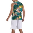 thumbnail image 2 of Sikiie Hawaiian Style Basketball Jersey Reversible Men's Mesh Athletic Sports Shirts Training Practice S-4XLX-Large, 2 of 6