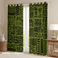 thumbnail image 2 of Castle Fairy Teens Adults Hippie Tribal Geometric Black Out Curtains,Bohemian Abstract Geometric Curtains Pack of 2 (42x63 Each),Boho Theme Bedroom Curtains,Luxury Bedroom Decor, 2 of 6