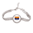 thumbnail image 1 of Pulsera de tobillera de cadena de tenis, joyería de diamantes, 1 of 3
