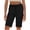 #02 Black 【Mix & Match: Stock Up on Your Favorite Colors】, variant on Women's Mid Waist Casual Shorts with Pockets, Tummy Control Stretchy Pull On Shorts, Soft Comfortable Summer Bottoms for Everyday Wear & Travel, Elastic Waist Dress | TruBelle,Army Green L