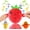Red, variant on Interactive Musical Sensory Plush Toy, Dual Gameplay Modes Touch Activated Music Toy, Soft Fruit Design Interactive Toy for Birthday Christmas Gifts