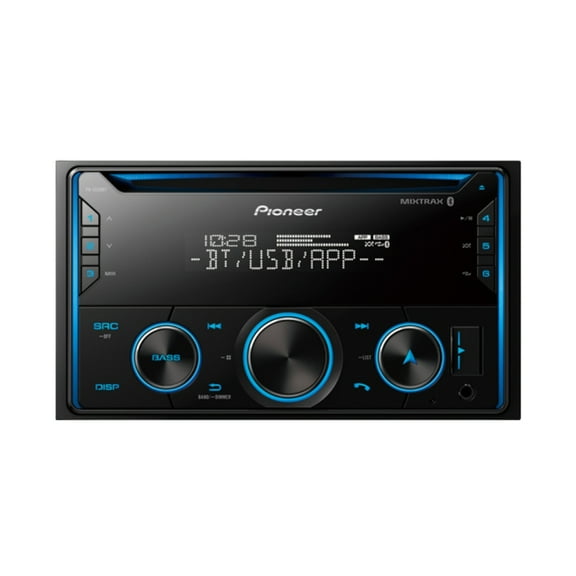 Restored Pioneer FH-S520BT Double-DIN In-Dash CD Receiver with Bluetooth (Refurbished)
