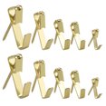 thumbnail image 1 of 130Pcs Picture Frame Hooks Picture Hanging Hooks with Metal Nails Heavy Duty Wall Hooks Picture Hanging Tool for Pictures Clock Canvas Clothes Home Decor, 1 of 5