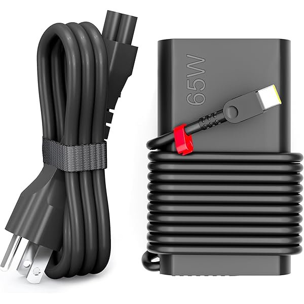 wonima11 2025 New Slim 65W USB C Laptop Charger compatible with Lenovo Thinkpad/Yoga/Chromebook Computer Type C Fast Charging Power Cord Ac Adapter