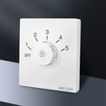thumbnail image 3 of AC220V Steples Ceiling Fan Governor Regulation Speed Control Wall Button LED Dimmer, 3 of 11
