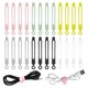 thumbnail image 1 of Paquete de 24 Bridas para Cables Reutilizables, Correas Ajustables Silicona para Cables de 4,2 Pulgadas, Organizador de Cables, Envoltura de Cable y Bucle Gancho (Paquete de 24), 1 of 8