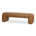 thumbnail image 2 of Moe's Home Collection Verity Bench Leather Brown, 2 of 7
