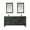 Rusted Black, variant on Altair 535072-Ca Maribella 72" Free Standing Double Basin Vanity Set - Rusted Black