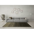 thumbnail image 3 of Ahgly Company Indoor Square Abstract Brown Contemporary Area Rugs, 4' Square, 3 of 4