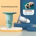 thumbnail image 2 of HILABEE Deodorant Floor Drain Core Anti-Odor Backflow Preventer for Bathroom Green, 2 of 8